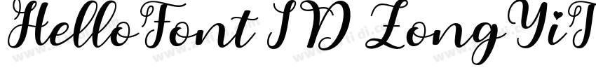 HelloFont ID ZongYiT字体转换